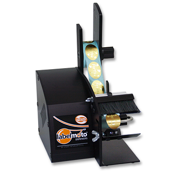 Label dispenser & rewinder